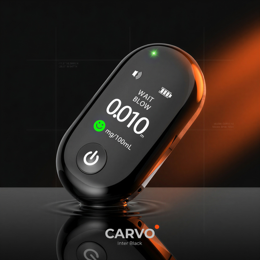 CARVO SafeDrive | ינשוף אישי דיגיטלי לבדיקת אלכוהול (מכשיר עזר מציל חיים)