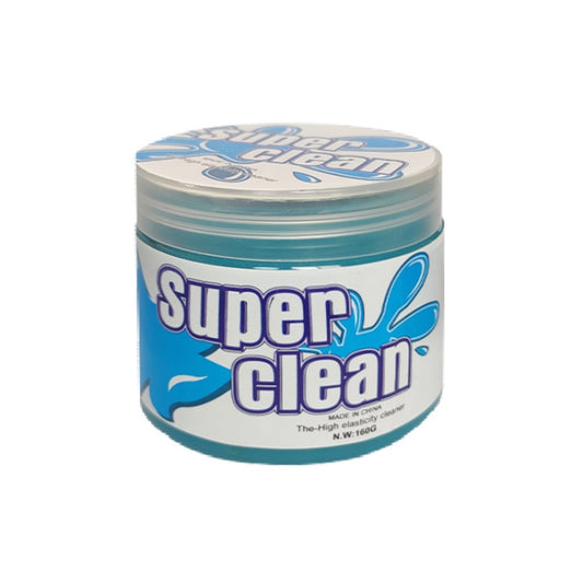 Car Clean Glue Gel Sticker, Sky Blue, Transparent