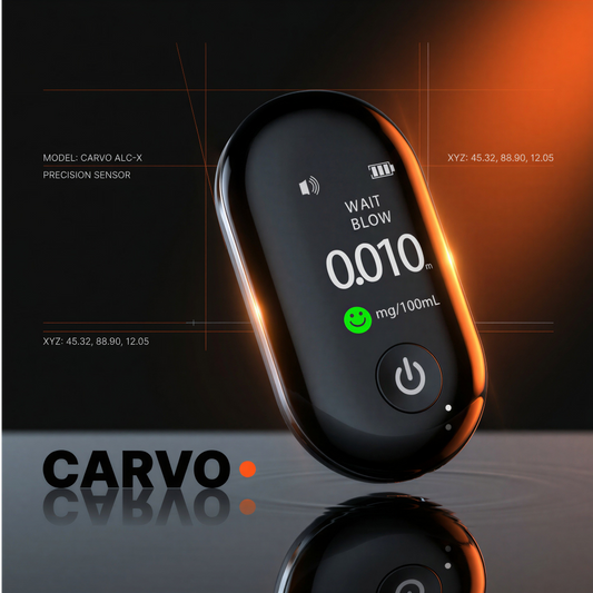 CARVO SafeDrive | ינשוף אישי דיגיטלי לבדיקת אלכוהול (מכשיר עזר מציל חיים)