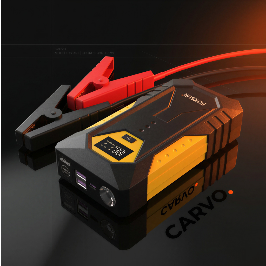 CARVO CoreBoost | בוסטר התנעה אמין לרכב פרטי (800A) סוללה חזקה