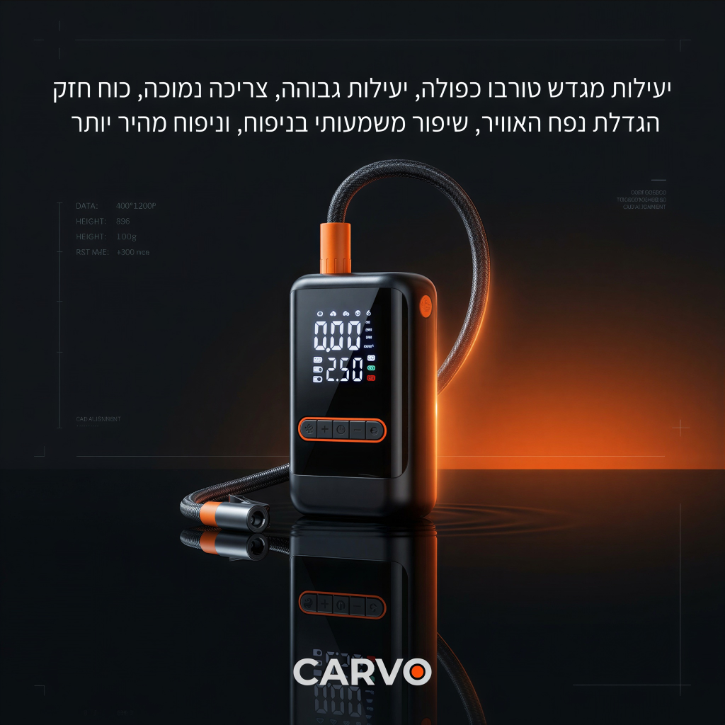 CARVO AirForce 1 | תחנת ניפוח אישית